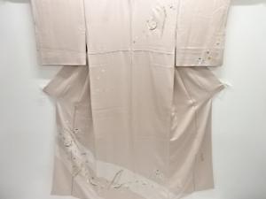 作家物　和楽器に花鳥模様訪問着